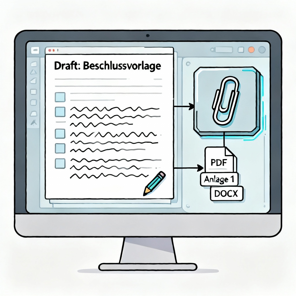 Grafik zum Schritt 1: Initiative & Formulierung der Vorlage